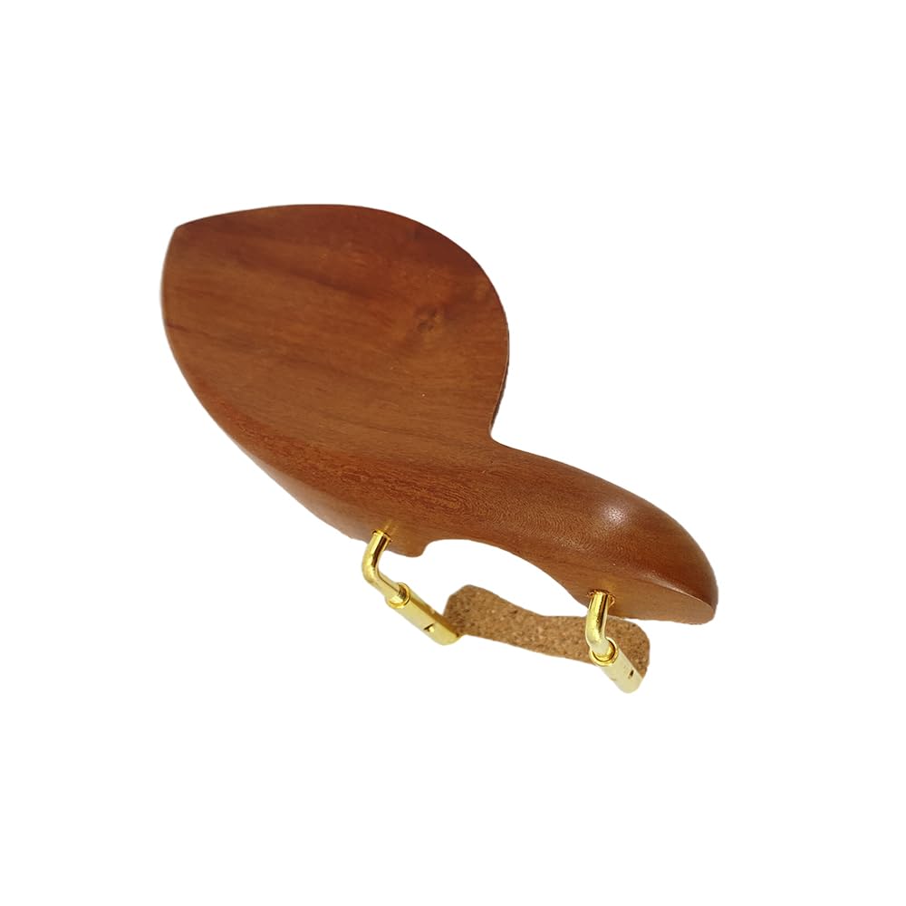 Conboxus Violin Chinrest 4/4 Full size wood Chin Rest Clamp Fiddle Violin Standard Bracket, Hypoallergenic Wood Rest,Surface Smooth (brown1)