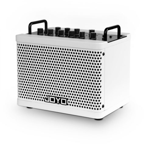 JOYO 15W Portable Bass Amp Combo | 9 Amplifier Models + 6 Modulation FX + Looper & Drum Machine | Rechargeable Battery | Digital Modeling | for Bassist Practice, Solo & Small Gigs (DC-15B)