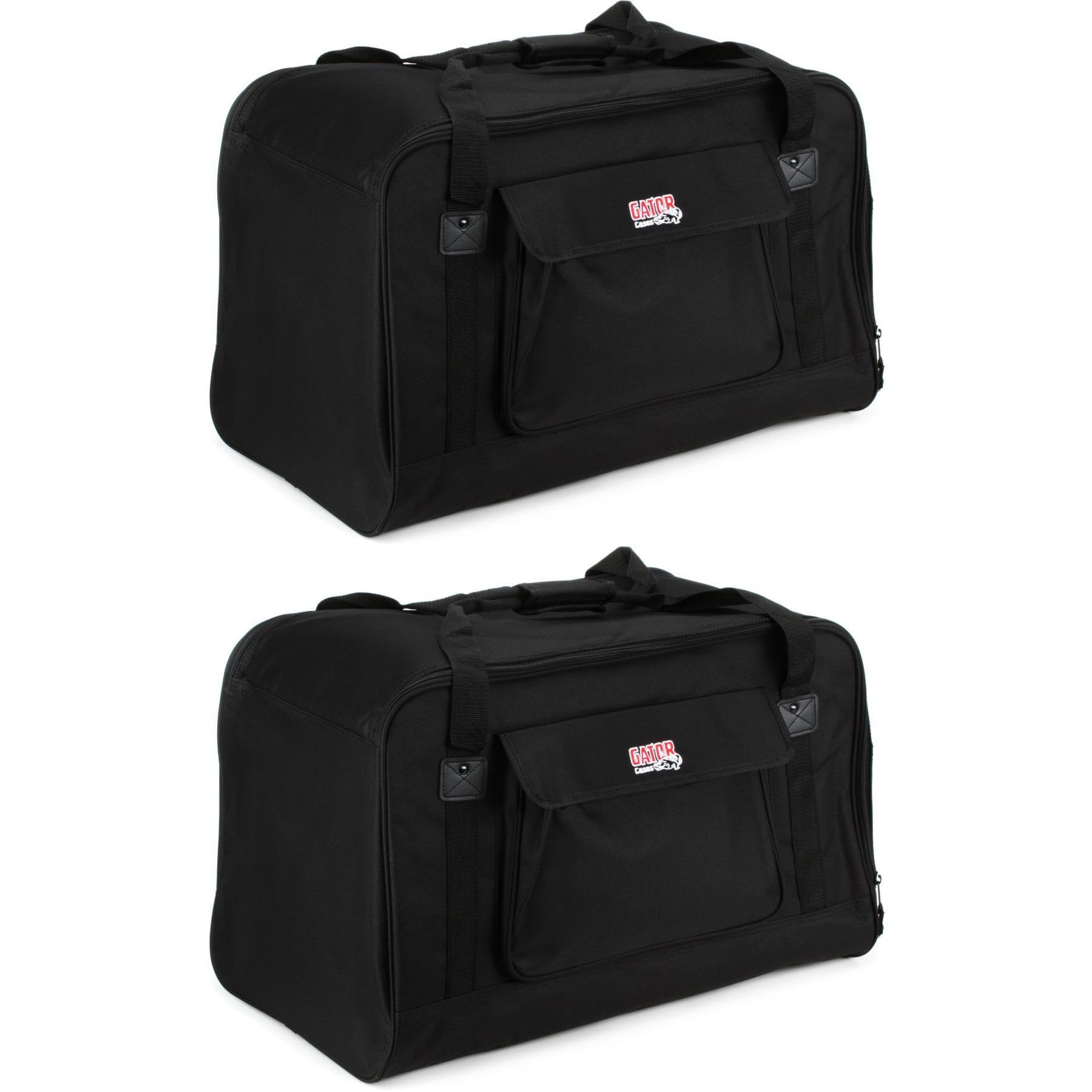 Gator GPA-TOTE12 Heavy-Duty 12-Inch Speaker Tote Bags (2-Pack) – Durable, Protective Speaker Bags for Musicians and DJs