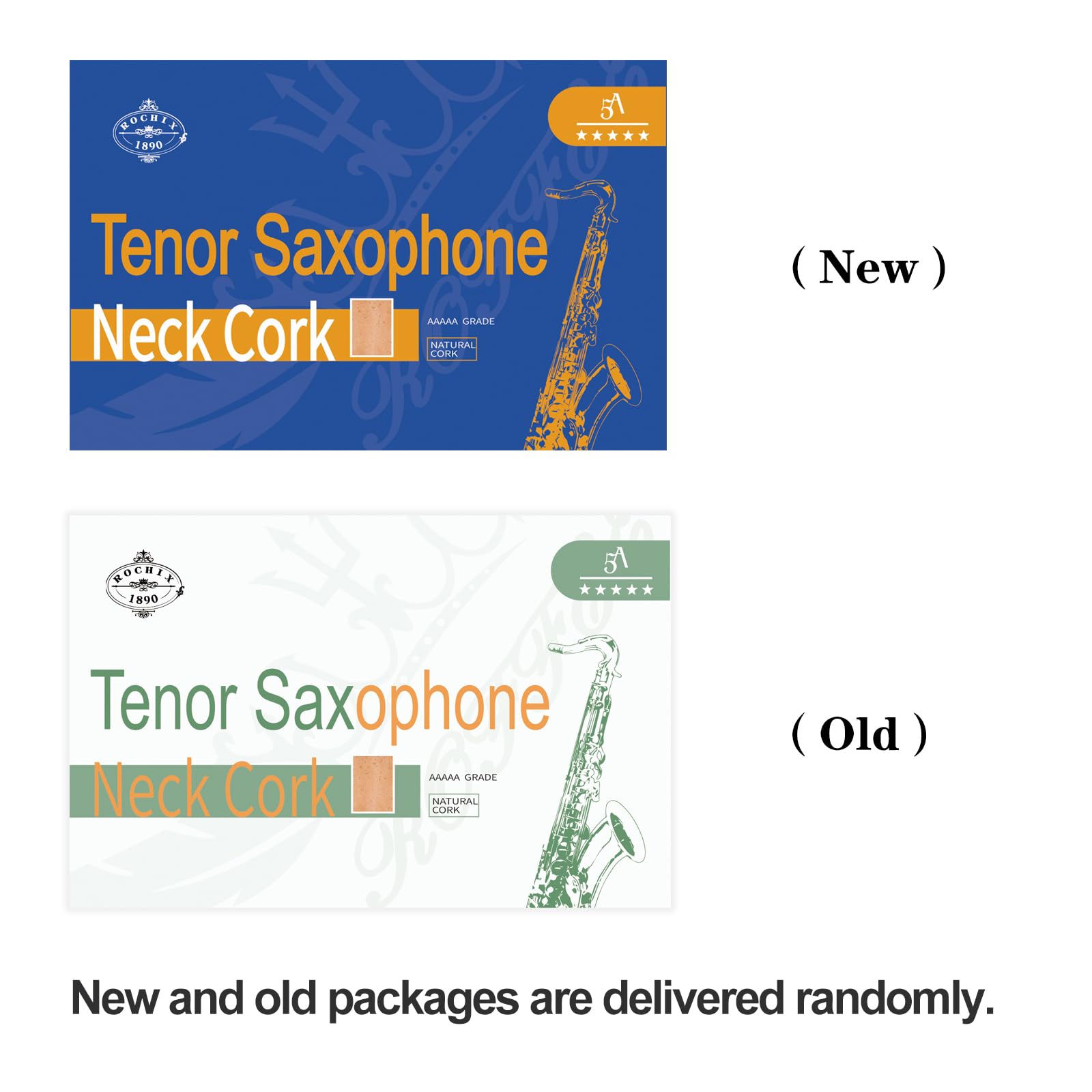 Tenor Saxophone Sax Joint Cork Replacement Kit, Saxophone Cork, Glue, Knife, Taping and Sandpaper