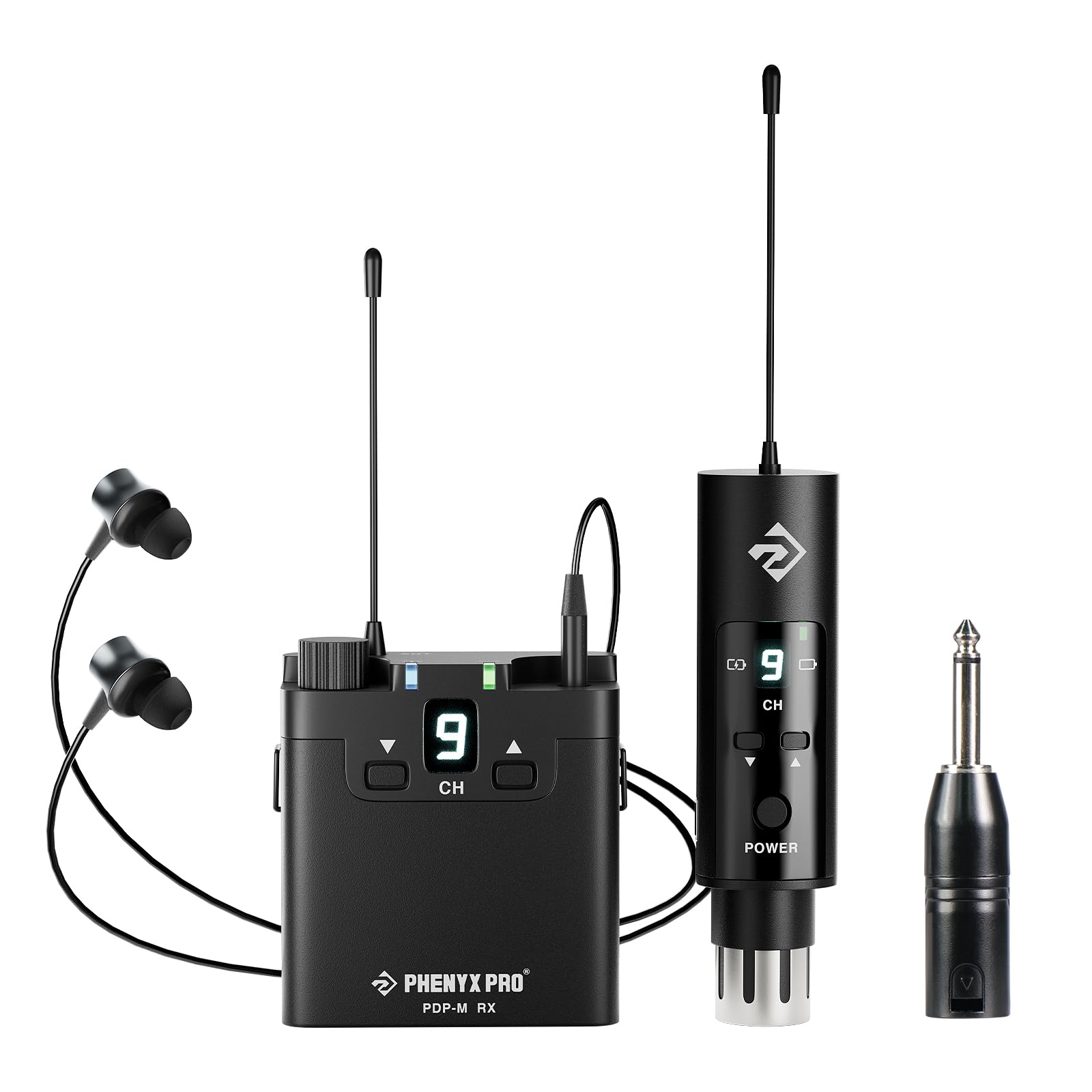 Phenyx Pro Compact UHF Stereo Wireless in-Ear Monitor System PDP-M