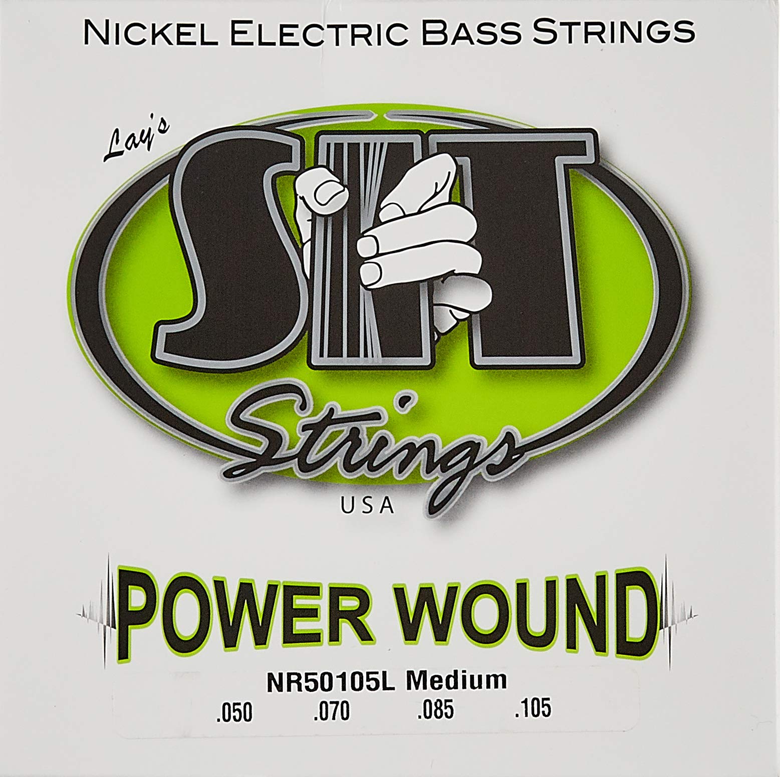 S.I.T. Power Wound Nickel Plated Bass Strings Medium