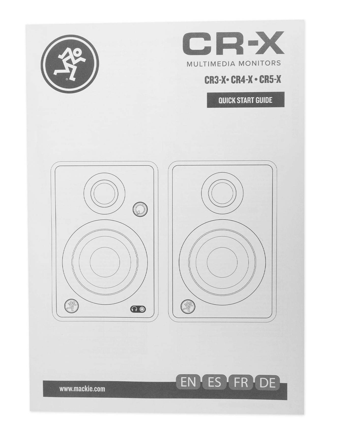 Mackie CR-X Series, 5.25-Inch Multimedia Monitors with Professional Studio-Quality Sound – Pair (CR5-X)