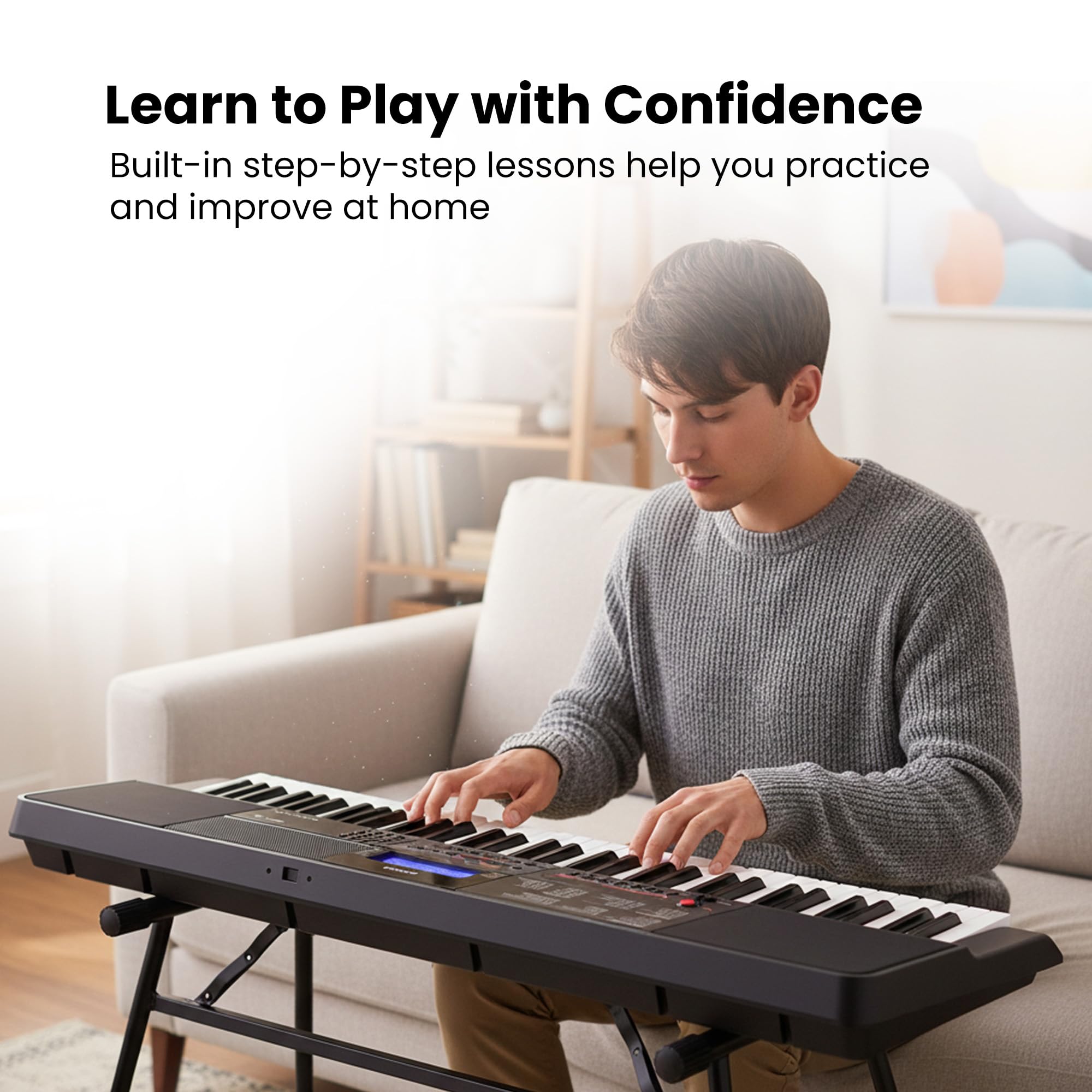 Casio CAS CTX700 PPK CT-X700 PPK Premium Keyboard Pack with Power Supply, Stand, and Headphones Exclusive Bundle