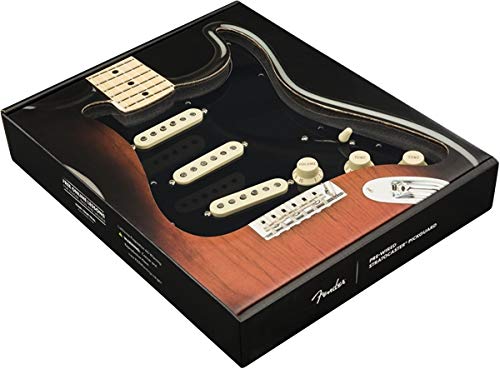 Fender 992345506 Original 57/62 Prewired Stratocaster Pickguard – 3-Ply Black