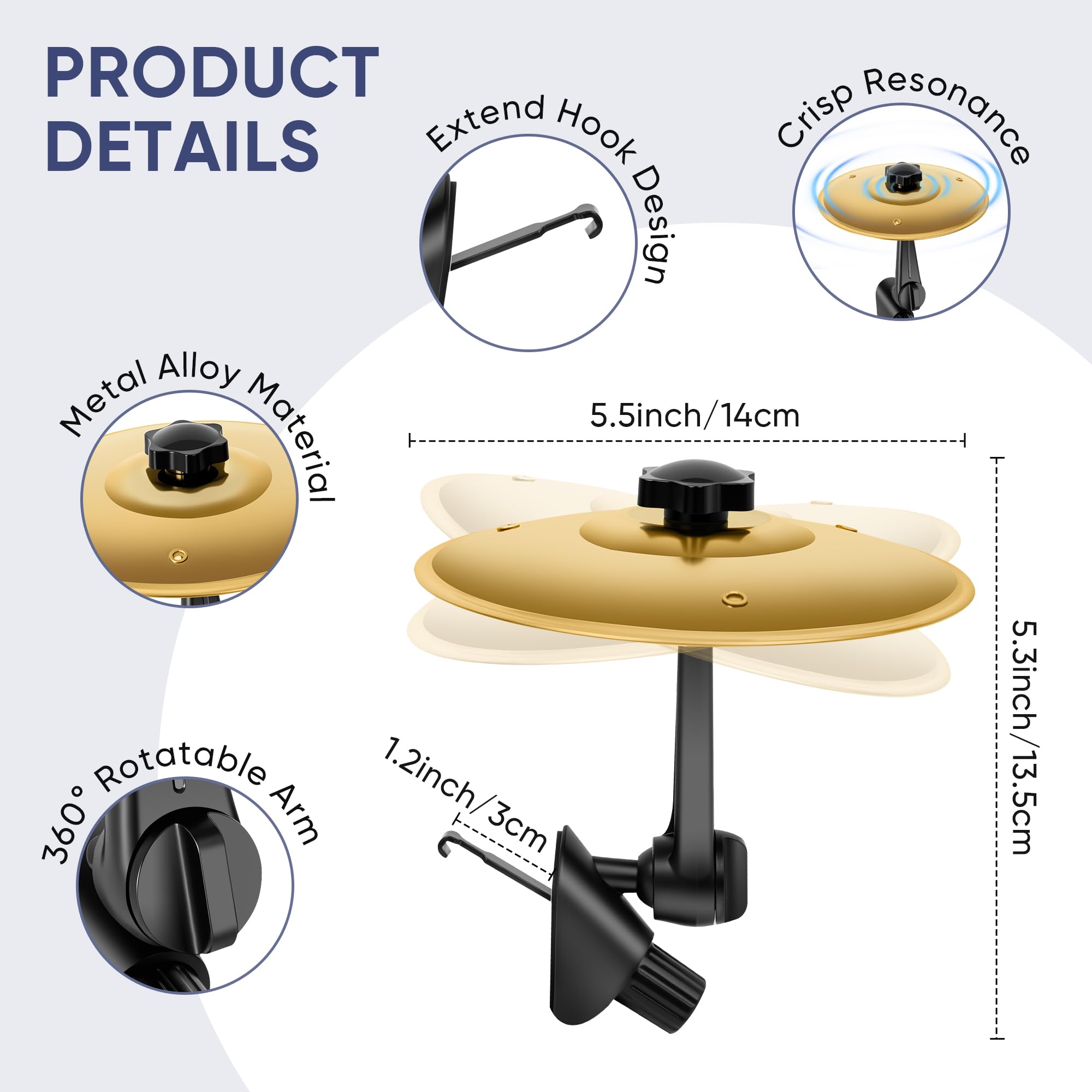 Z-stralink Car Drum Cymbal Air Vent