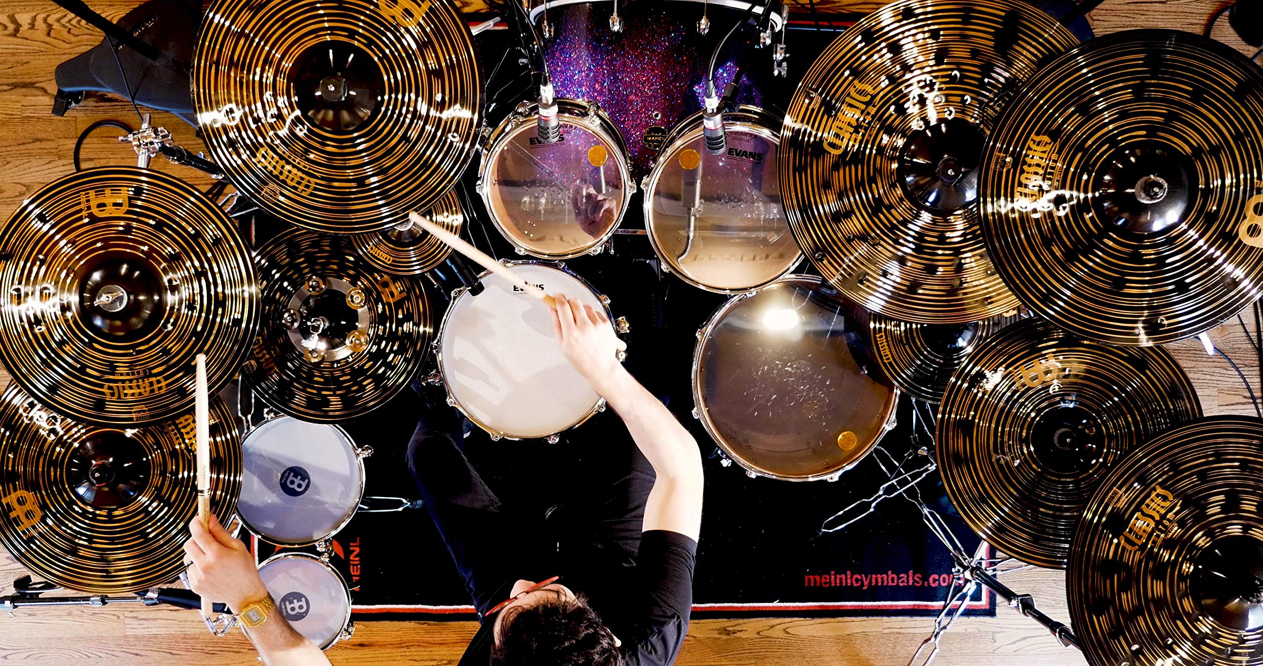 Meinl 20″ Crash Cymbal – Classics Custom Dark – Made in Germany, 2-YEAR WARRANTY (CC20DAC)