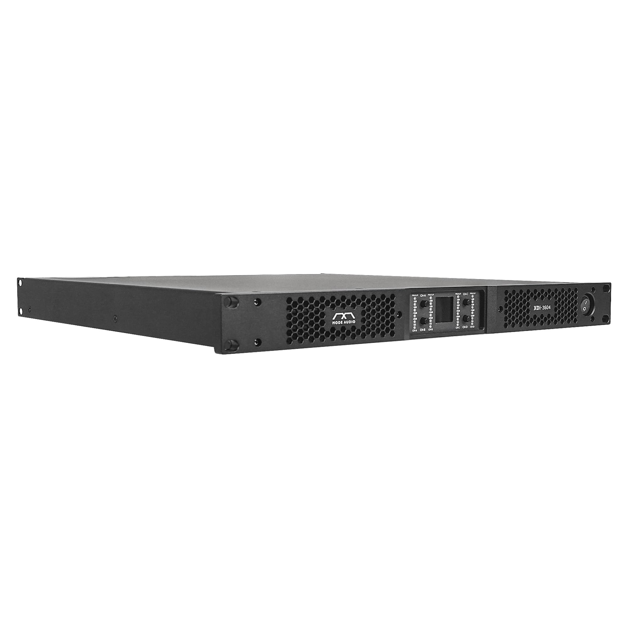Sound Town Mode Audio High Power Density Class-D 4-Channel PA/DJ Power Amplifier, 4 x 3600W RMS at 4-ohm, with PFC Power, LED Screen (XDi-3604)