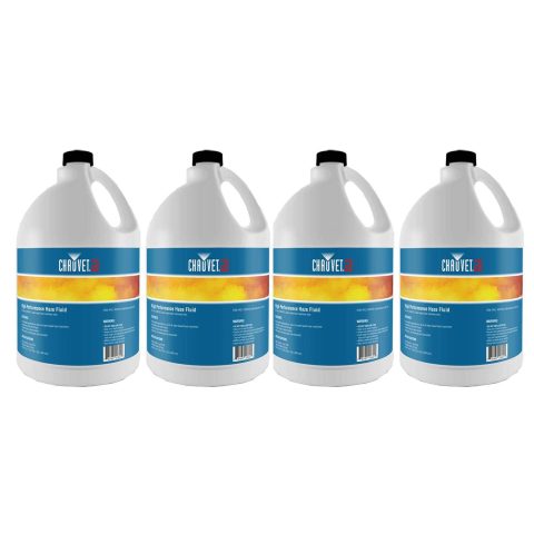 Gallon Bottles Chauvet DJ HFG Fluid for Hurricane Haze 2D Smoke Fog Machine Accessories Indoor and Outdoor, Weight 9 Pound, 4 Pack
