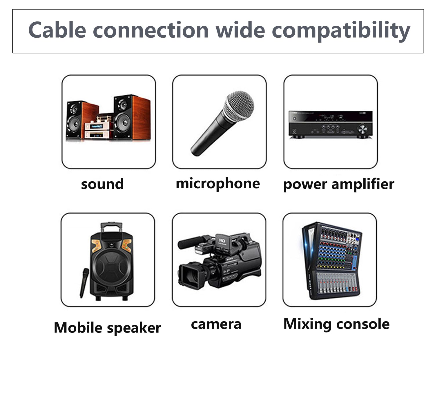 RedYutou XLR to RCA Adapter Cable XLR Female to RCA Female Audio Cable Connector (3FT)