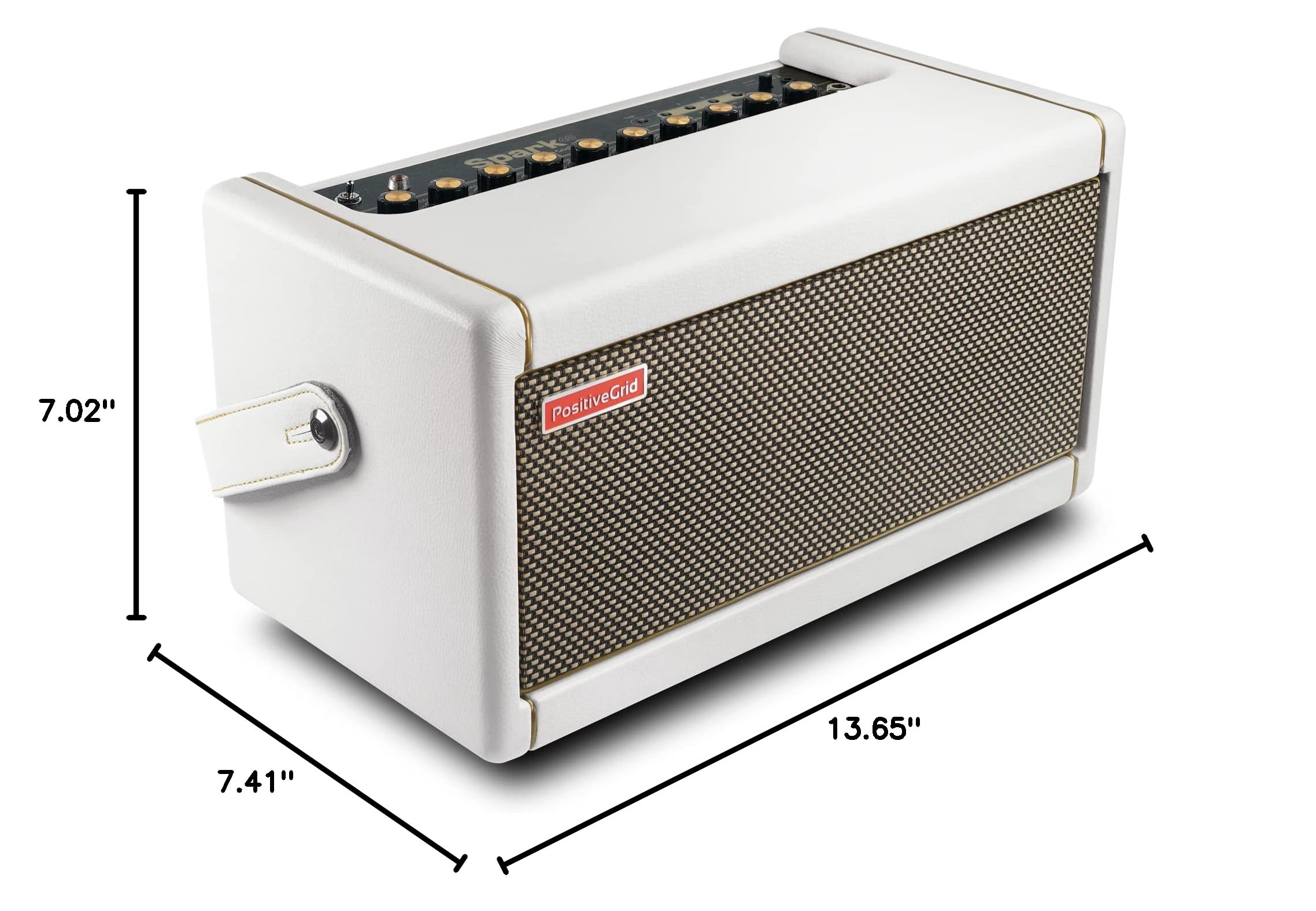Positive Grid Spark Pearl 40W Smart Guitar Practice Amp & Bluetooth Speaker