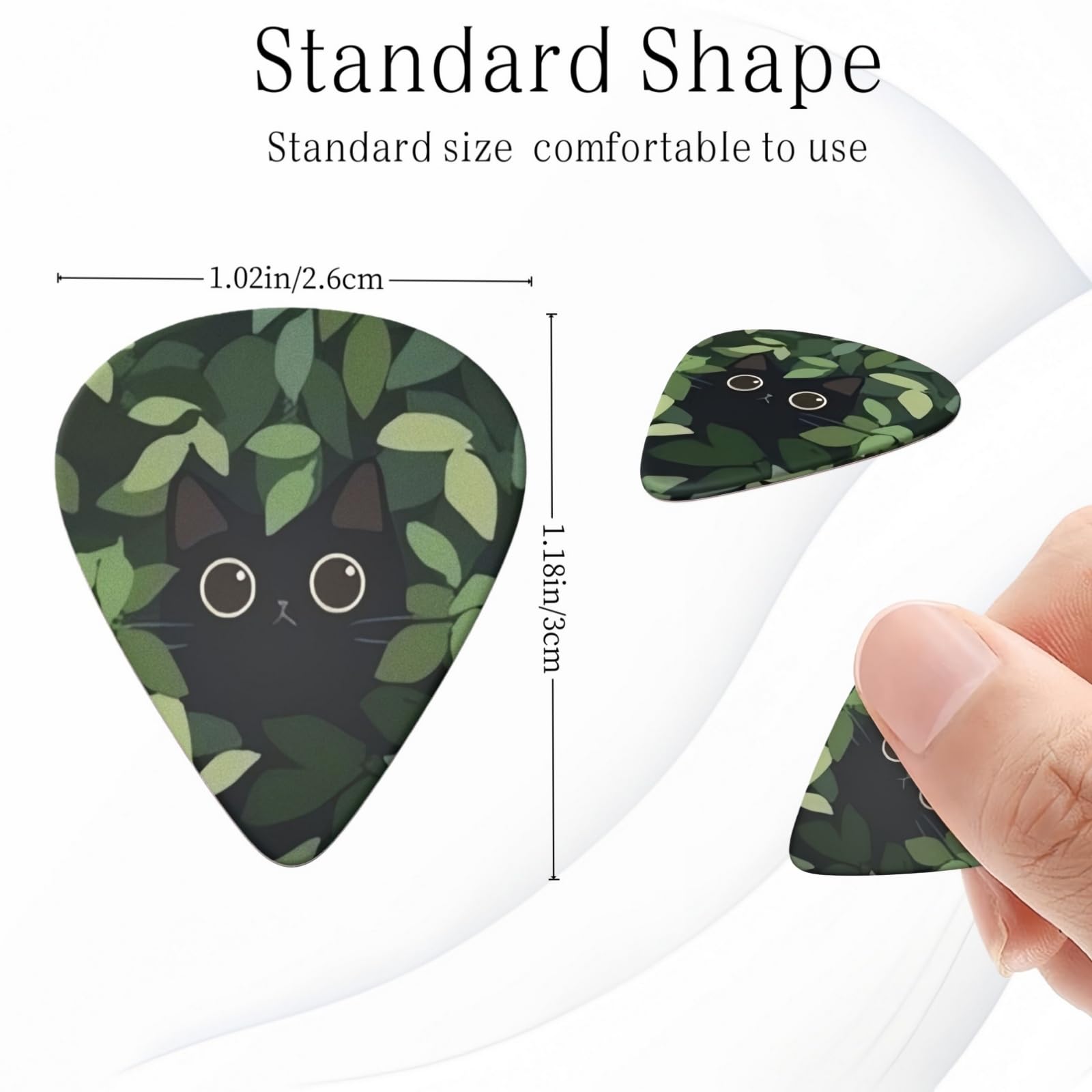 KWSAAHU 0.96mm Thick Guitar Picks – Peek Cat