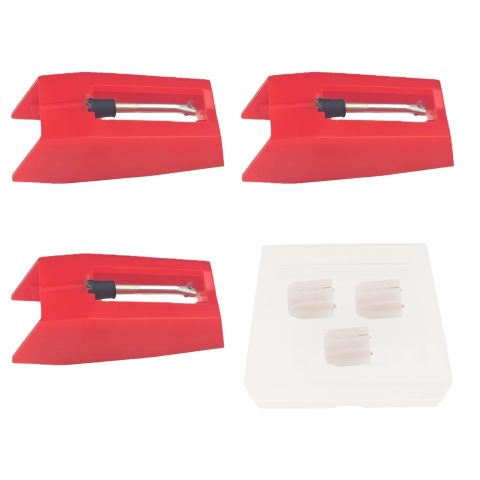 Record Player Needle,3 PCS Turntable Record Player Needles Replacement Compatible with Crosley, Victrola & More Turntable,Phonograph Cartridge Needle