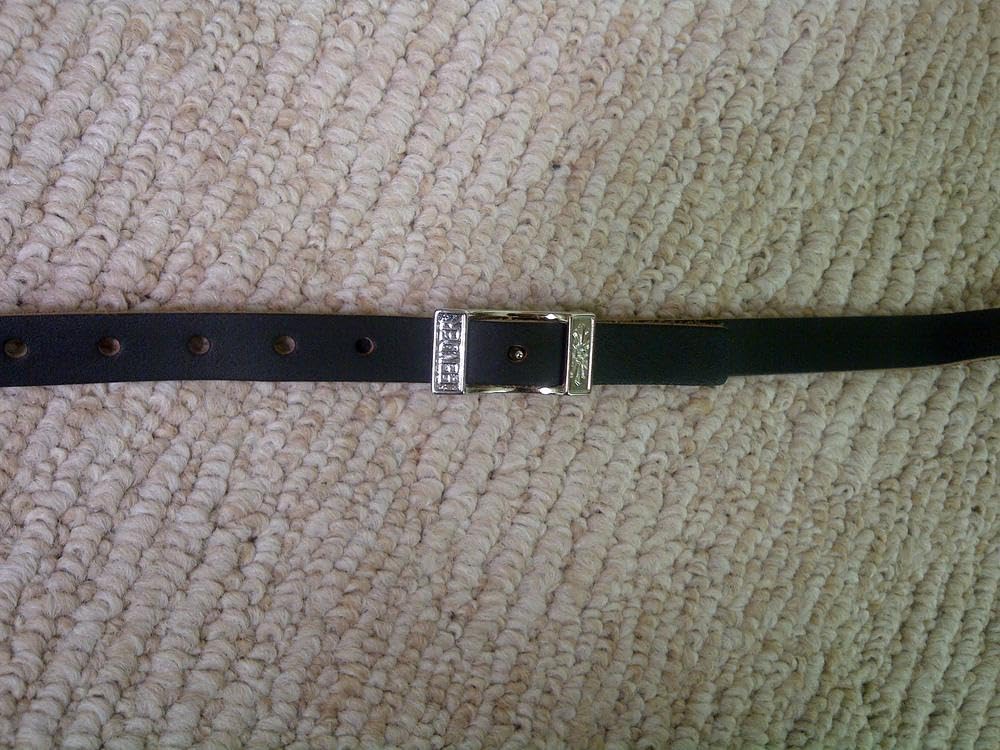 Fender 0990689000 Standard Vintage Guitar Strap, Black Leather