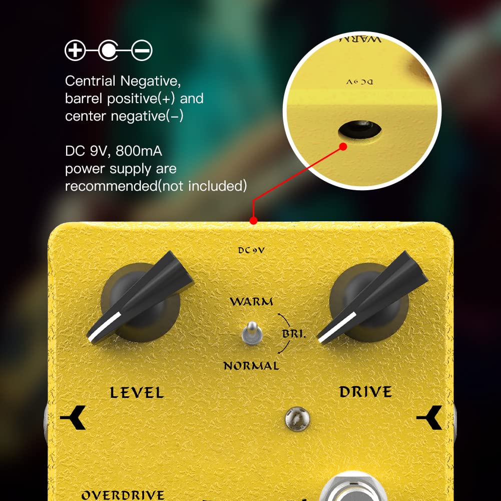 JOYO Bass Overdrive Pedal Effects from Rock to Metal Specially Design for Bassist High-end Edition Dr.J Series (D52)