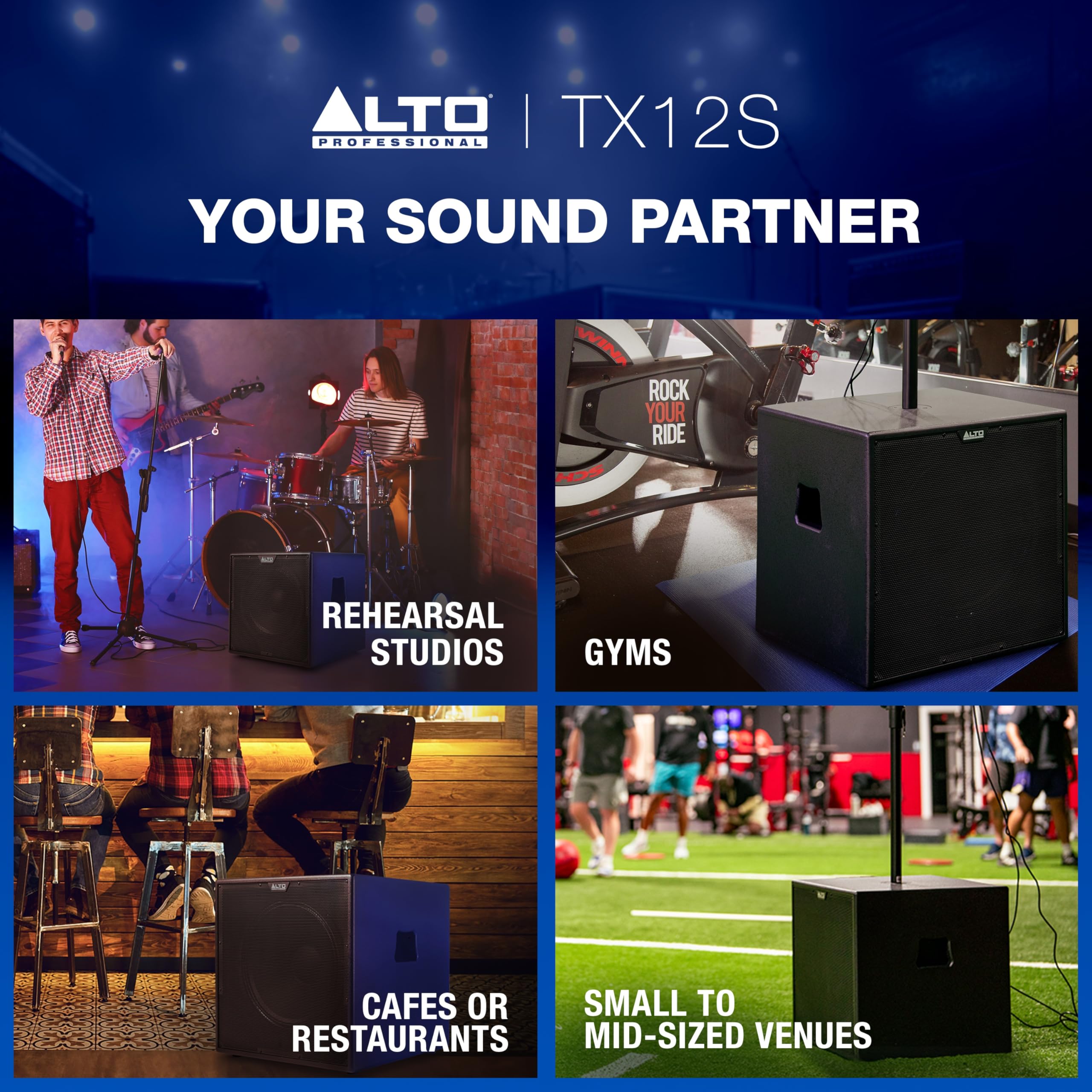 ALTO TX12S 900W 12″ Powered PA Subwoofer