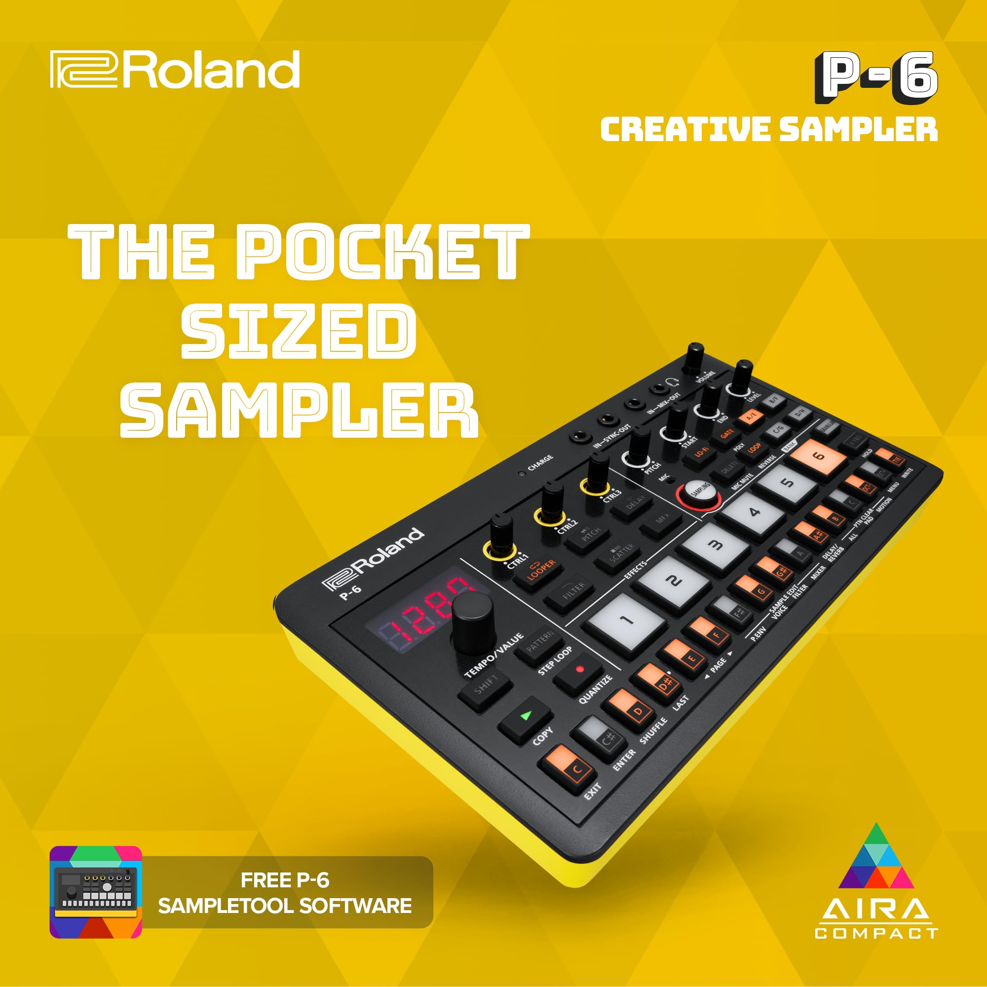 Roland P-6 AIRA Compact Creative Sampler