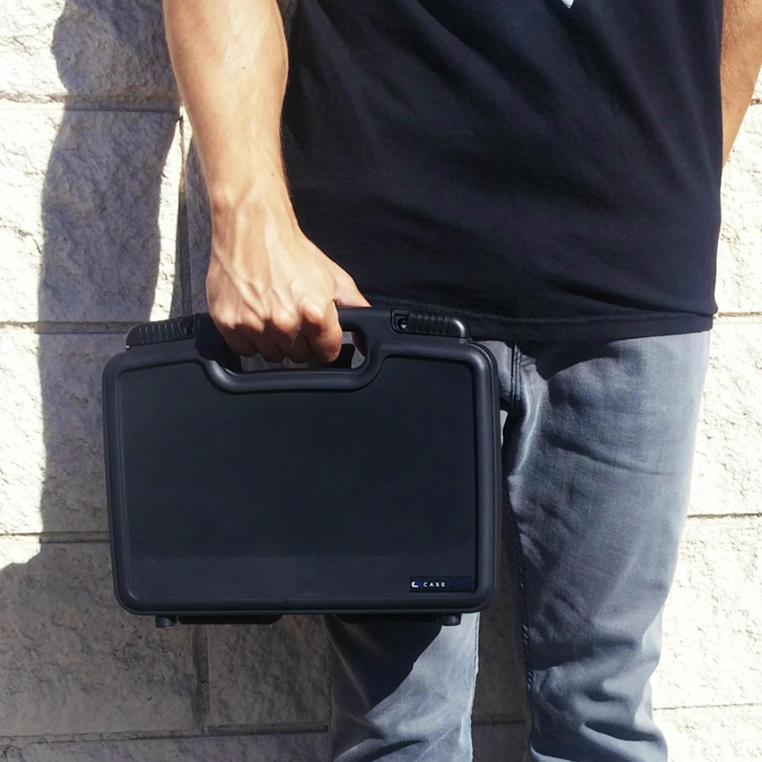 CASEMATIX Portable Projector Carrying Hard Case with Customizable Foam Fits Sony Pico Mobile Projector MPCL1 , MPCD1 , MP-CD1 , MP-CL1A , MPCL1A