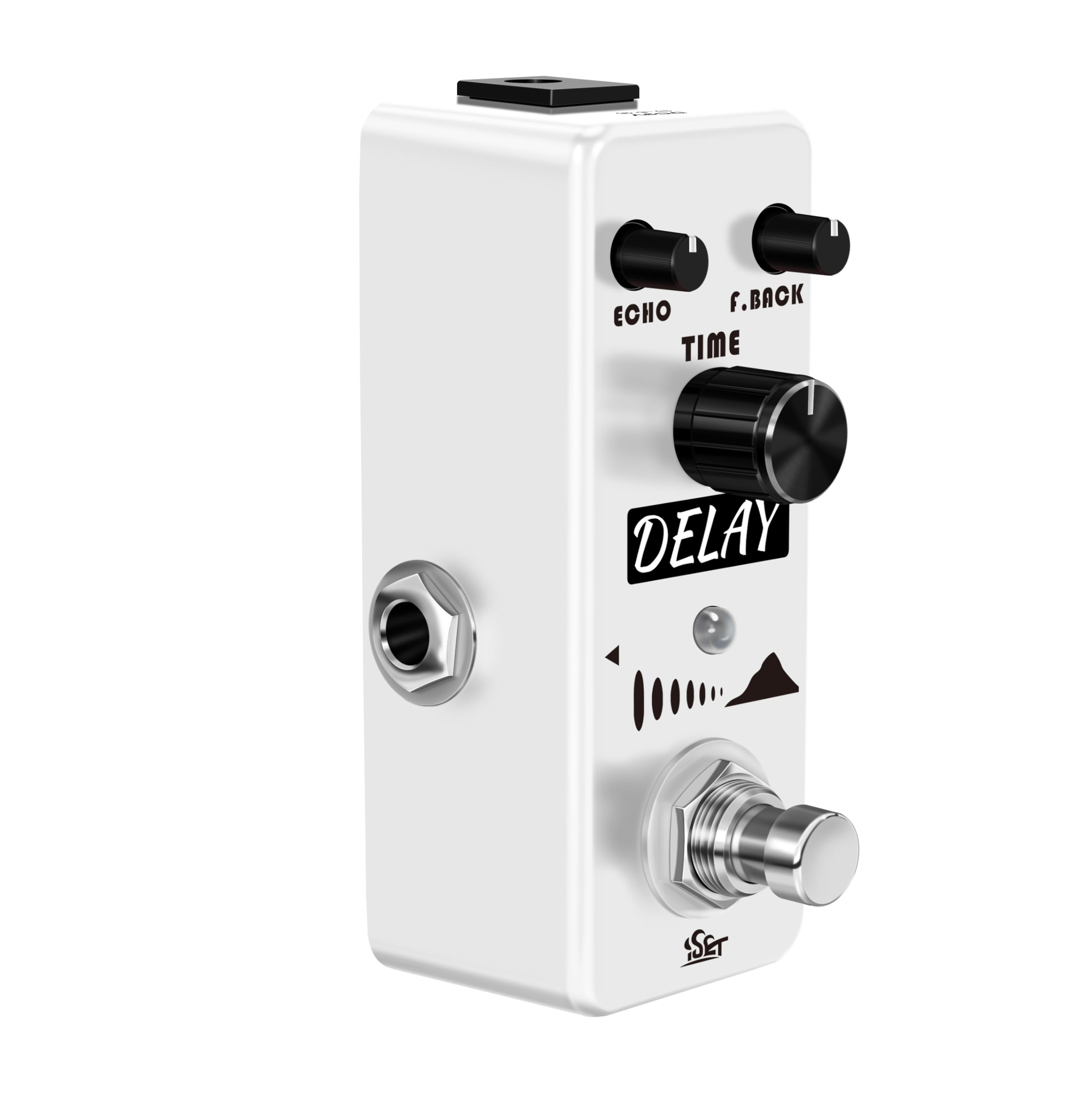 ISET Analog Delay Effect Pedal Guitar Pure Delay For Electric Guitar Bass True Bypass