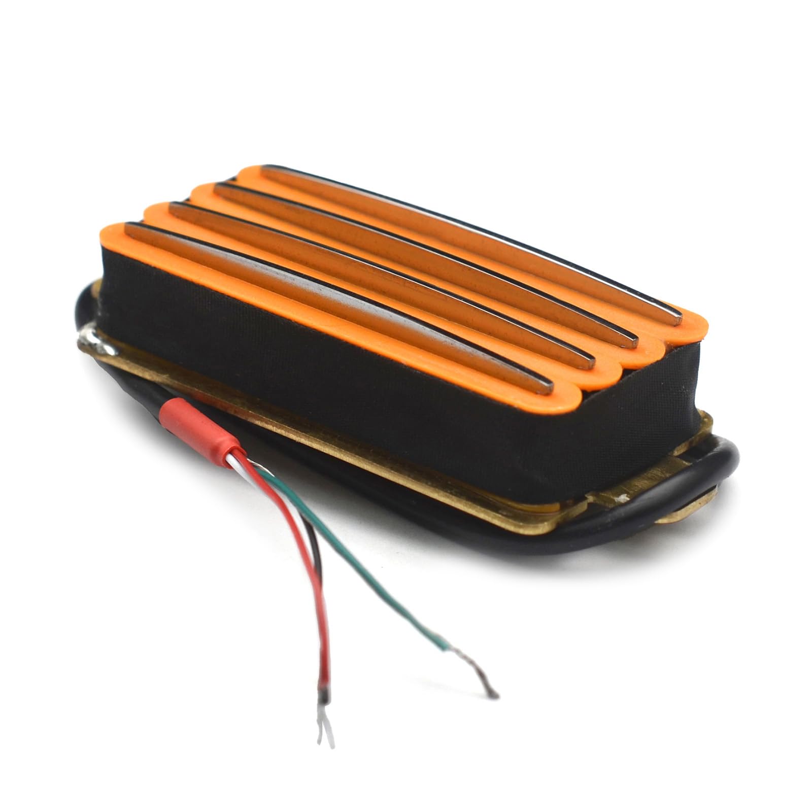 SAPHUE 2-Dual Blade Electric Guitar High Output Track Type Four Coil Humbucker Pickup Orange