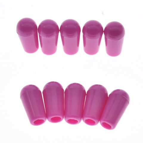 Dopro 10-Pack American #8-32 Thread 3 Way Toggle Switch Cap Switch Tip Knob for USA Les Paul Pickup Selector Switch/Switchcraft Switch Violet