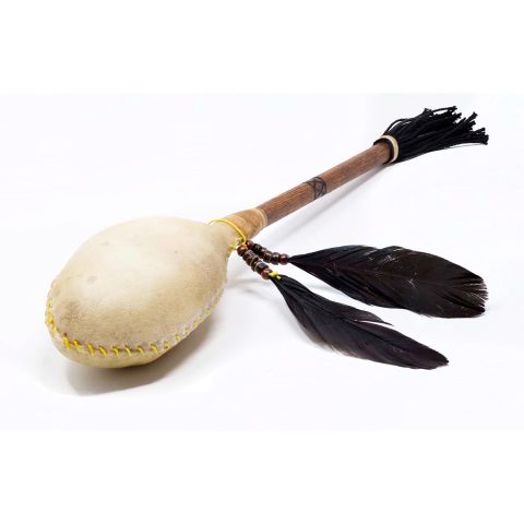 Shaman shakers Sounds like Rain or Ocean, goat skin, three sizes (Rain Medium)