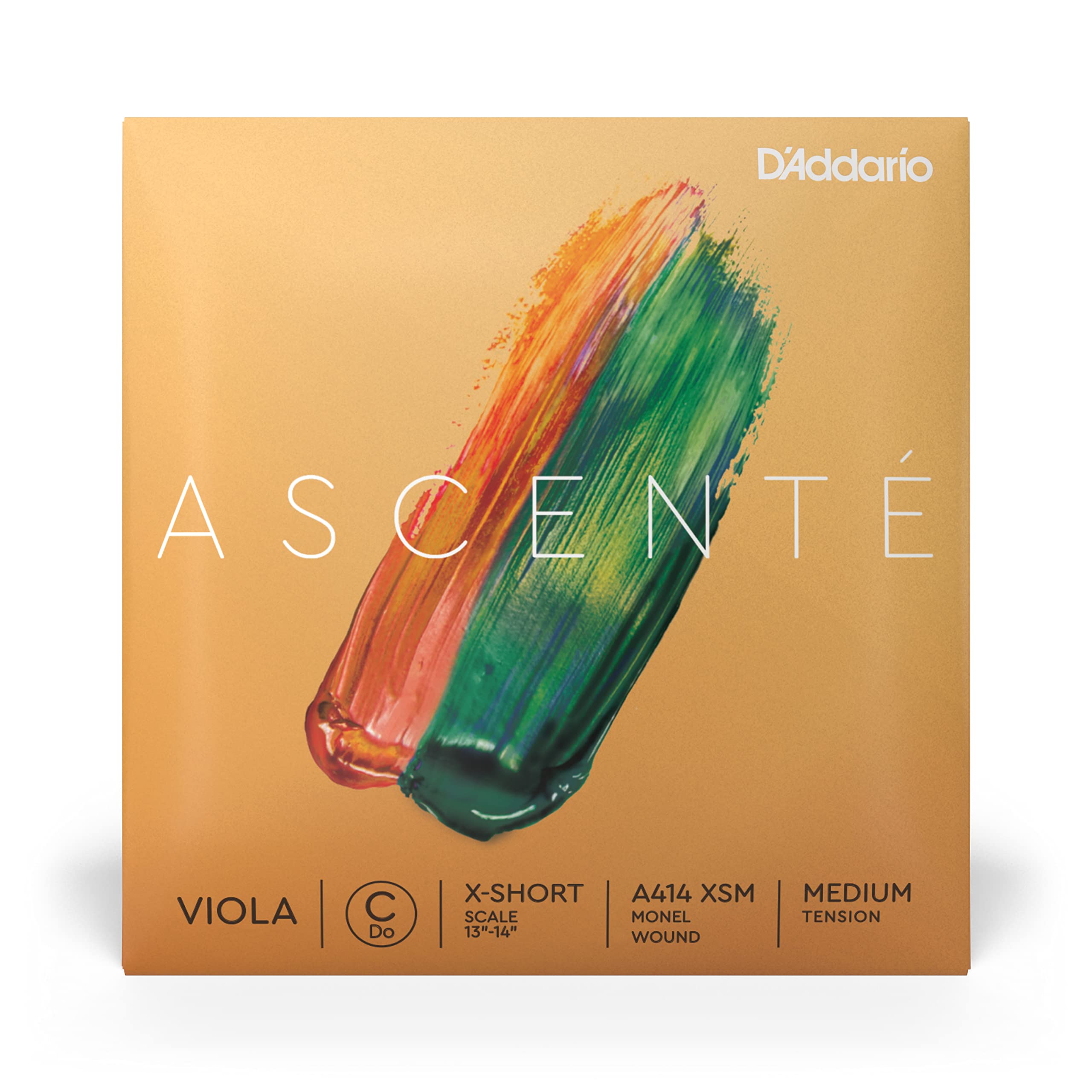 D’Addario A414 XSM Ascent? Viola Strings – – Medium Tension – C String – Extra-Short Scale