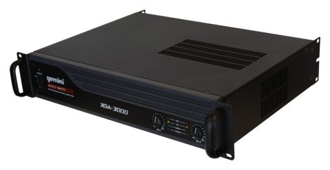 Gemini 2-Channel Power Amplifier, 3000 Watts, 4/8Ω (XGA-3000)