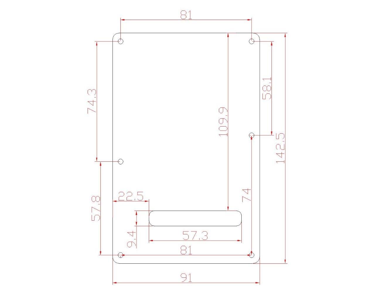 KAISH ST/Strat Style Standard Guitar Back Plate ST Tremolo Trem Cover for USA Strat/Stratocaster Black/White Grid