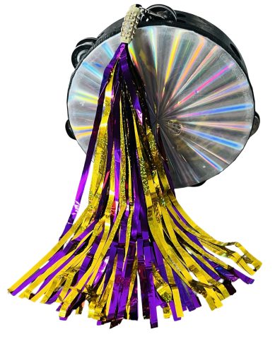 Lluvia liston para pandero Handmade 15-16inch on standard 8inch tambourine (Royal Purple) Pandero no incluido tambourine not included