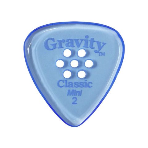 Gravity Classic (Mini (Jazz) – Polished w/Multi-Hole Grip, Blue)
