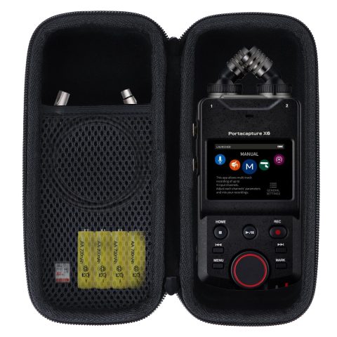 Lebakort Storage Case Compatible with TASCAM Portacapture X6 32-bit Float Portable Audio Recorder Field Recorder