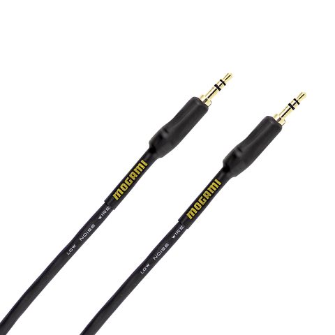 Mogami GOLD 3.5-3.5-20 Stereo Audio Patch Cable, 3.5mm TRS Male Plugs, Gold Contacts, Straight Connectors, 20 Foot