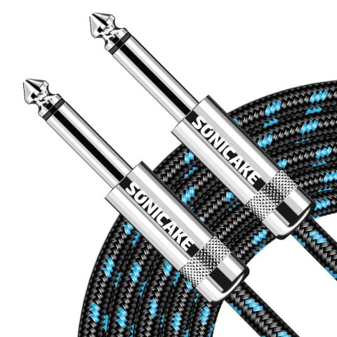 20ft/6m Straight to Straight Instrument Cable by Sonicake