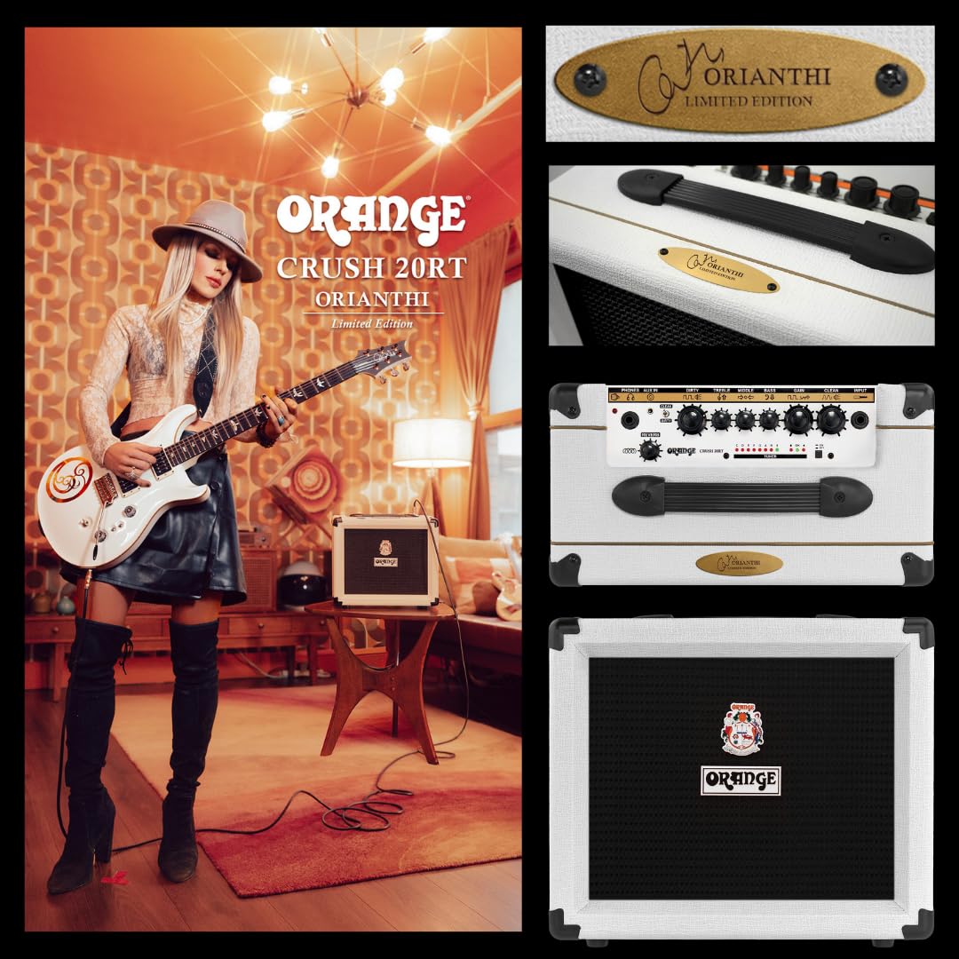 Orange Crush 20RT Orianthi Limited Edition 20 Watts, White