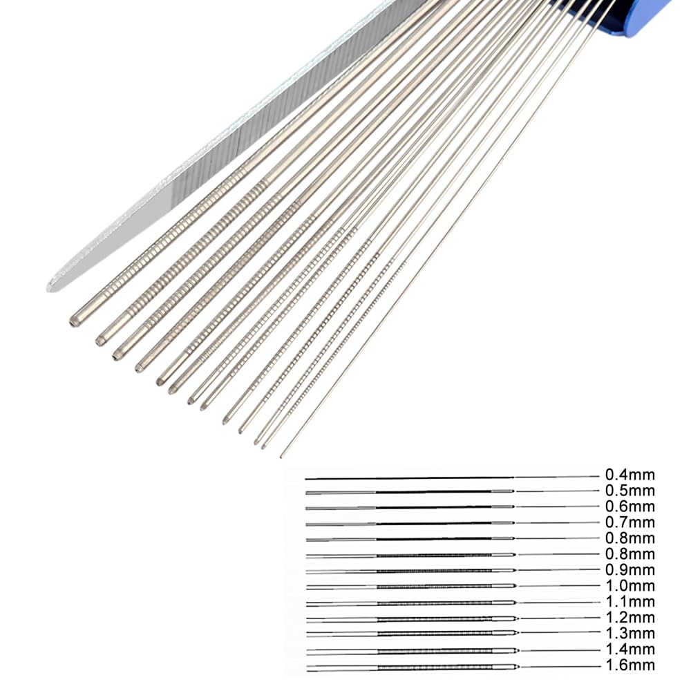 Guitar Nut Slotting File Saw Rods Slot Filing Set Needle File Luthier Tools