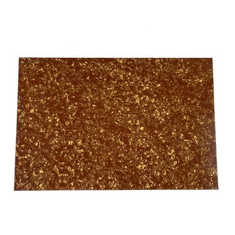 Dopro Blank Guitar Bass Pickguard Material Scratch Plate Material Sheet 290x431mm Gold Pearl