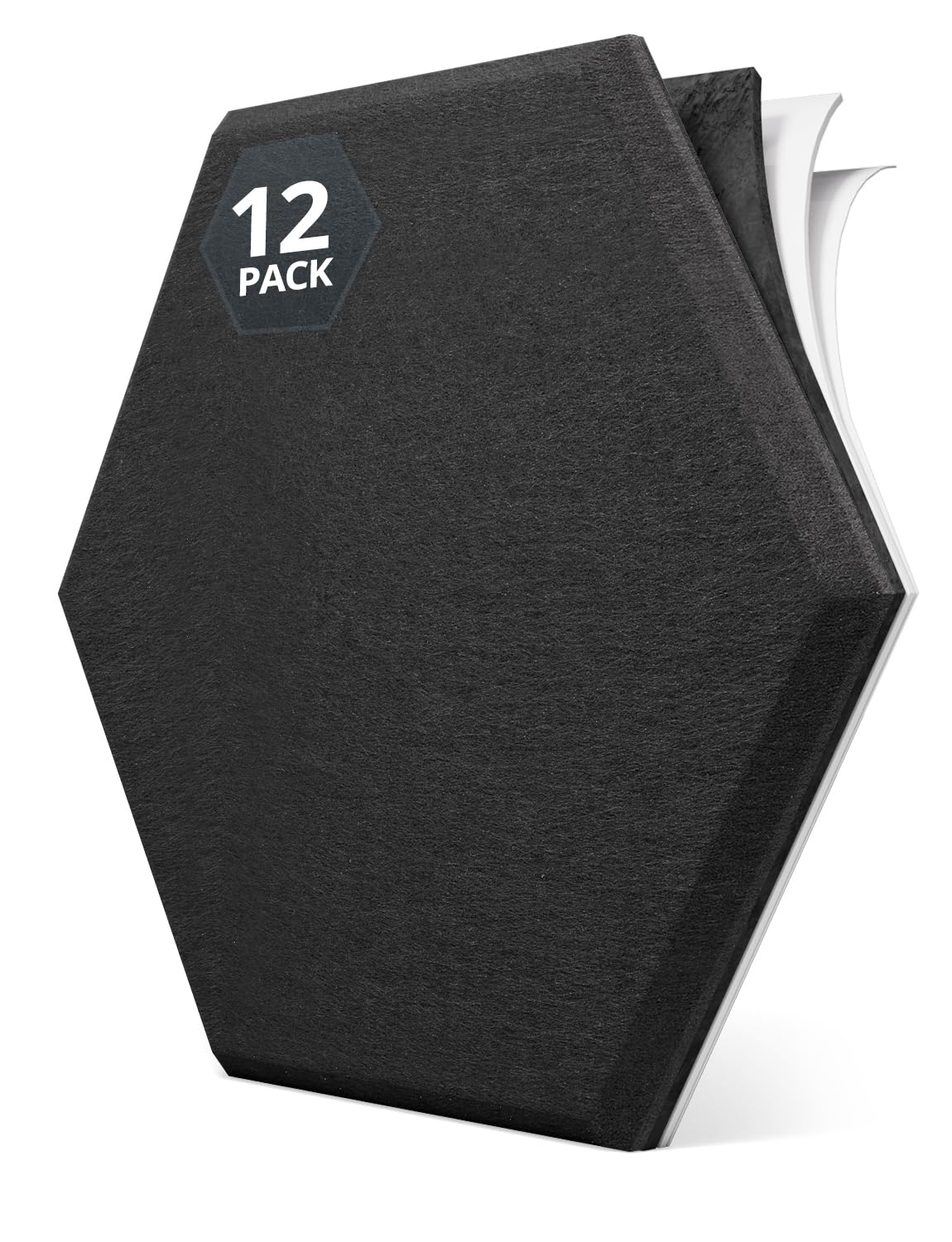Kuchoow Acoustic Sound Absorbing and Noise Reducing Hexagon Wall Panels