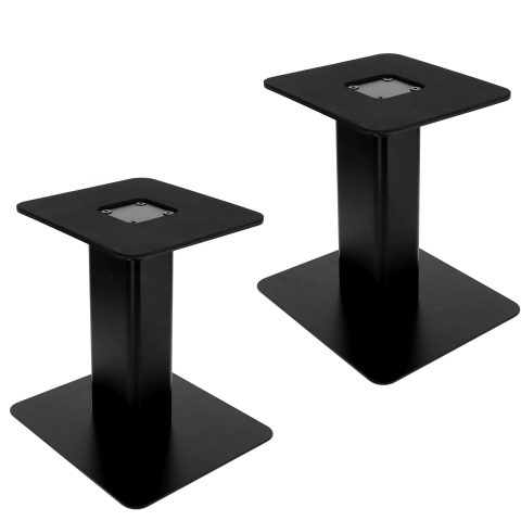 Tlingt Desktop Speaker Stands Pair, 6″x6.7″ Metal Tray, 8″ Tall