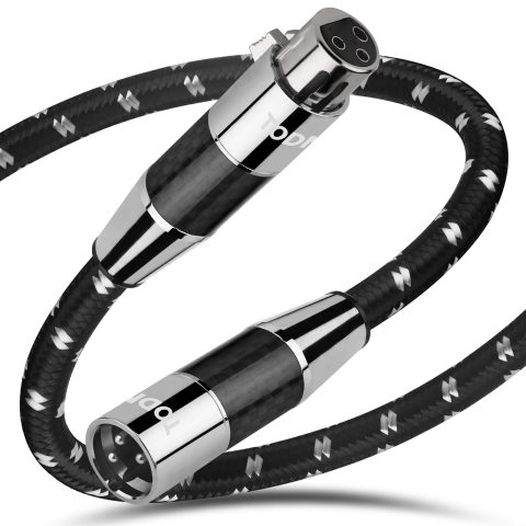 TODN XLR Cables for Audiophile, Microphone Cable with O-C-C Copper Core, Dual Shielded, XLR Mic Cord for Mixer, Studio (4.9ft/1.5m, 1 Piece)