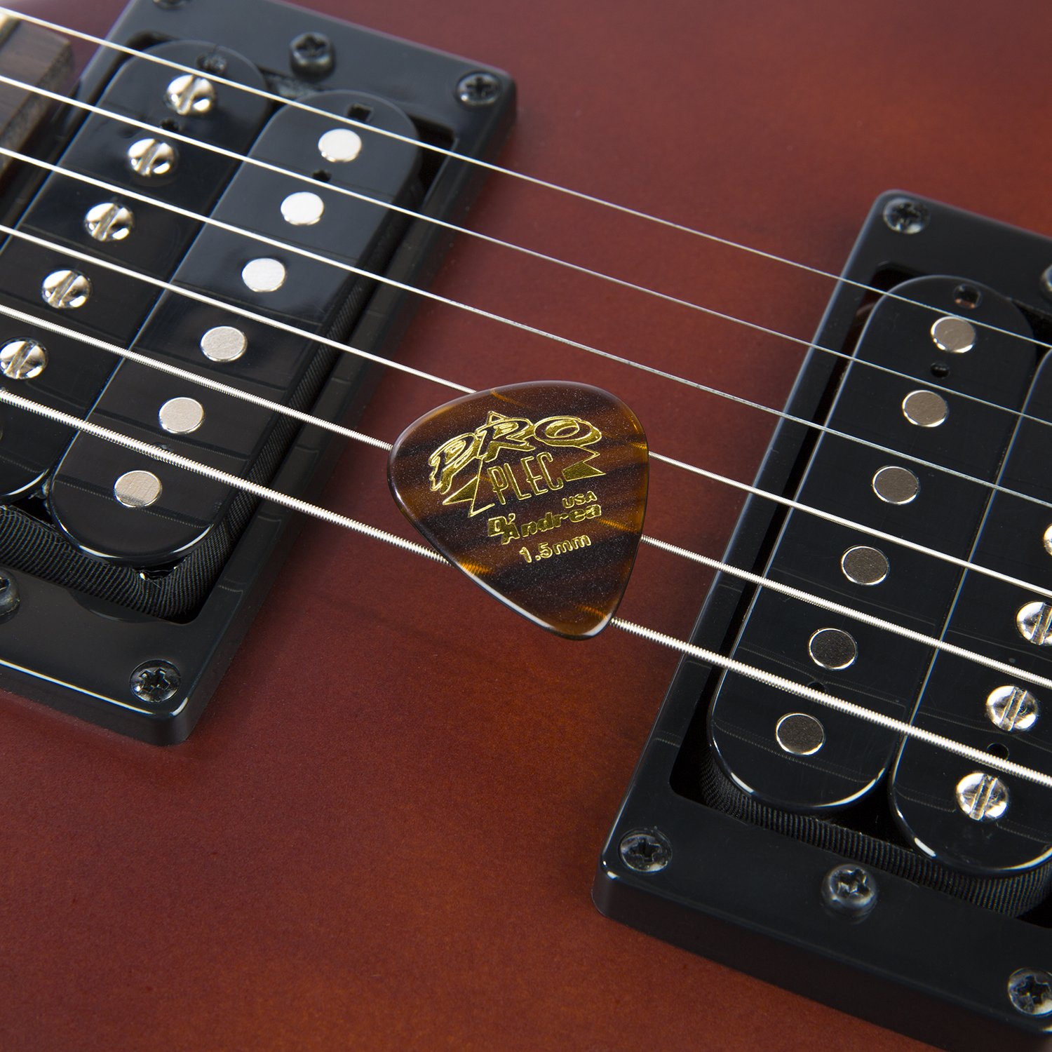 D’Andrea PPRO-351 Pro Plec 351 Standard Guitar Pick, 12-Piece, Shell, 1.5mm