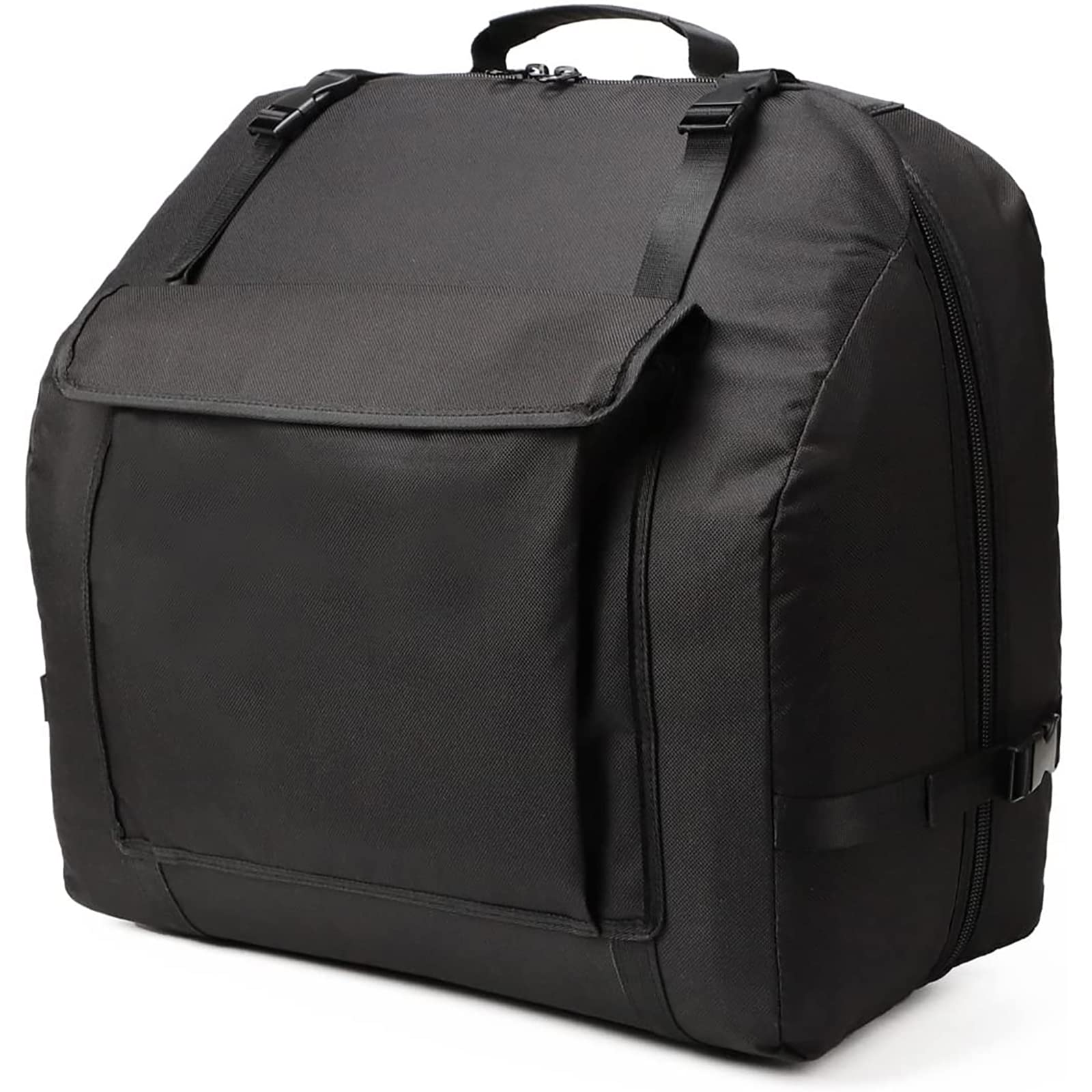 NKTM Accordion Case – Gig Bag for 120 Bass Accordion – Straps & Accessories – Soft Case (20.5 x 17 x 9.8 in)