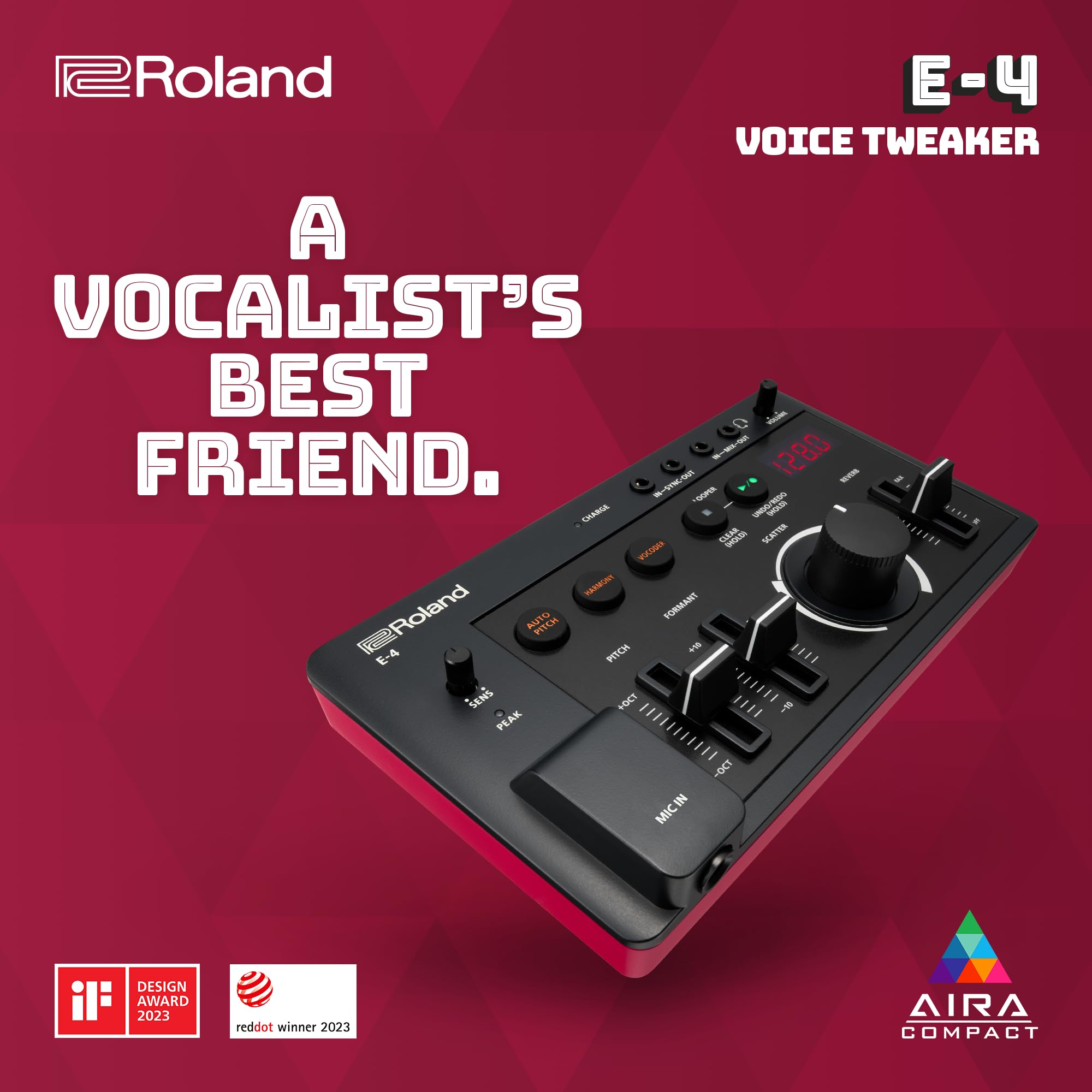 Roland E-4 AIRA Compact Voice Tweaker Vocal Performance Tool