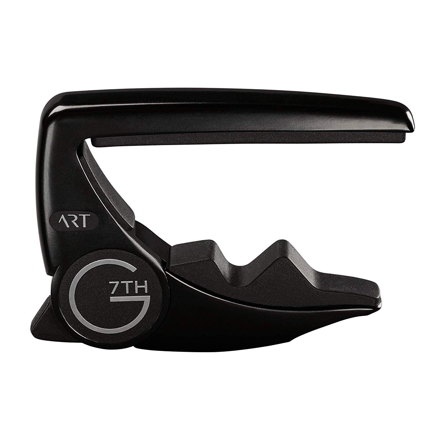 G7th Performance 3 ART Capo – 6 String, Satin Black – Bundled with Dunlop Variety Pick Pack