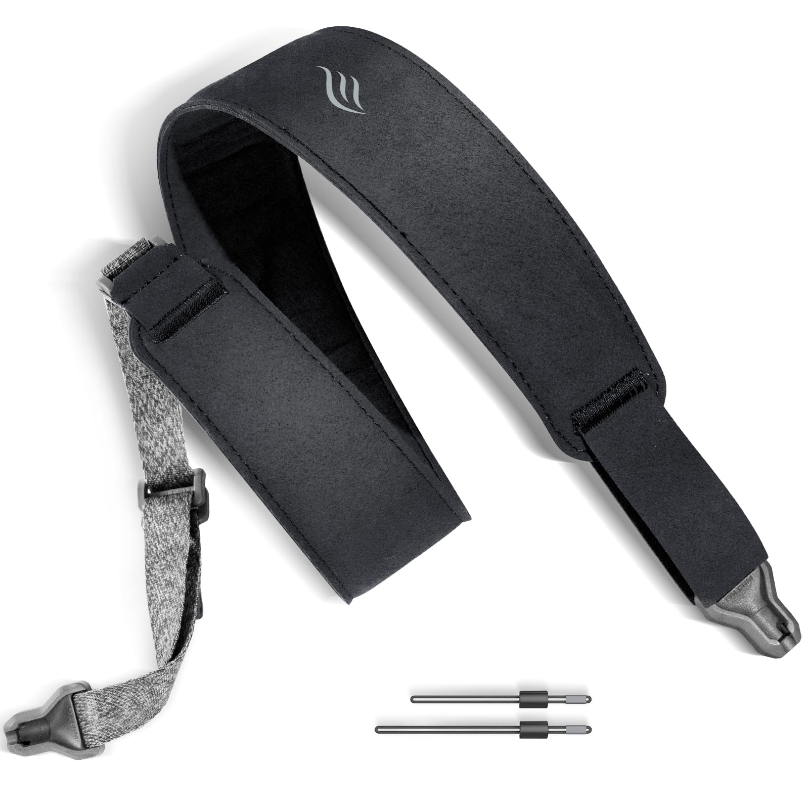 enya MS1 Magnetic Quick-Release Strap for Guitar, Bass and Ukulele, Black