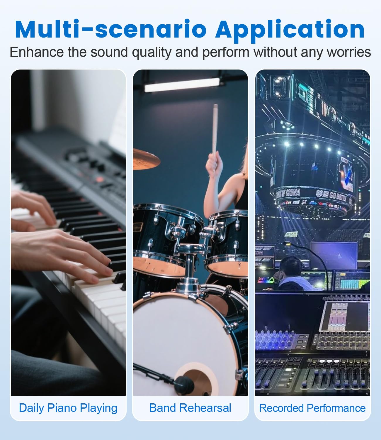 SOUNDFAM Shielded 5-Pin MIDI Cable Male to Male for MIDI Keyboard, Synthesizer, Sampler, Sound Card & Music Studio Equipment(6ft/2M)
