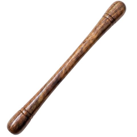 Bodhran Drum Tipper Stick — 9″ Double-Slope Rosewood Knob Beater, Solid Wood Percussion Mallet for Irish/Celtic Music — Professional Practice & Performance (HHB – 07)