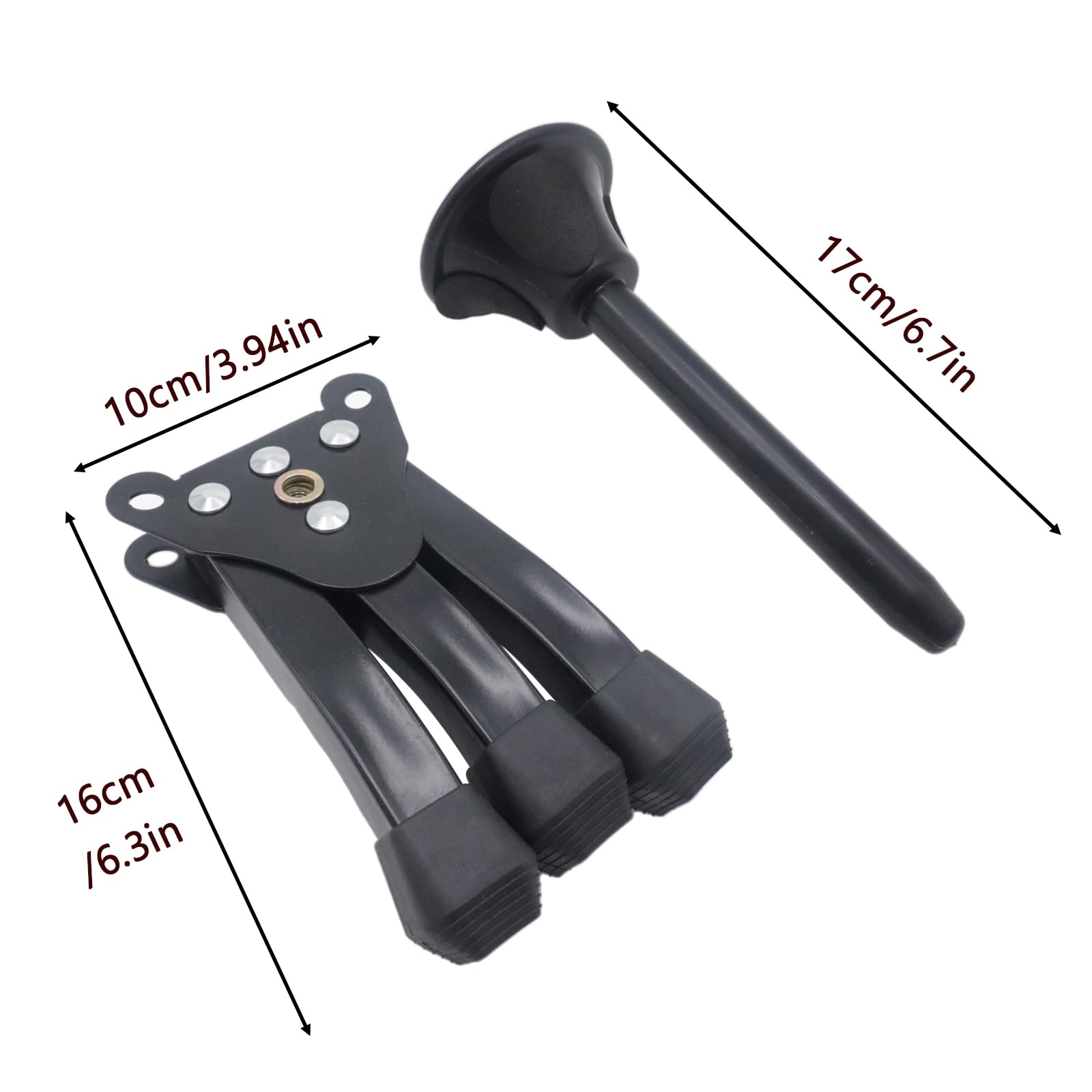 CashBeat Portable Clarinet Stand, Foldable Tripod Holder for Flute, Oboe