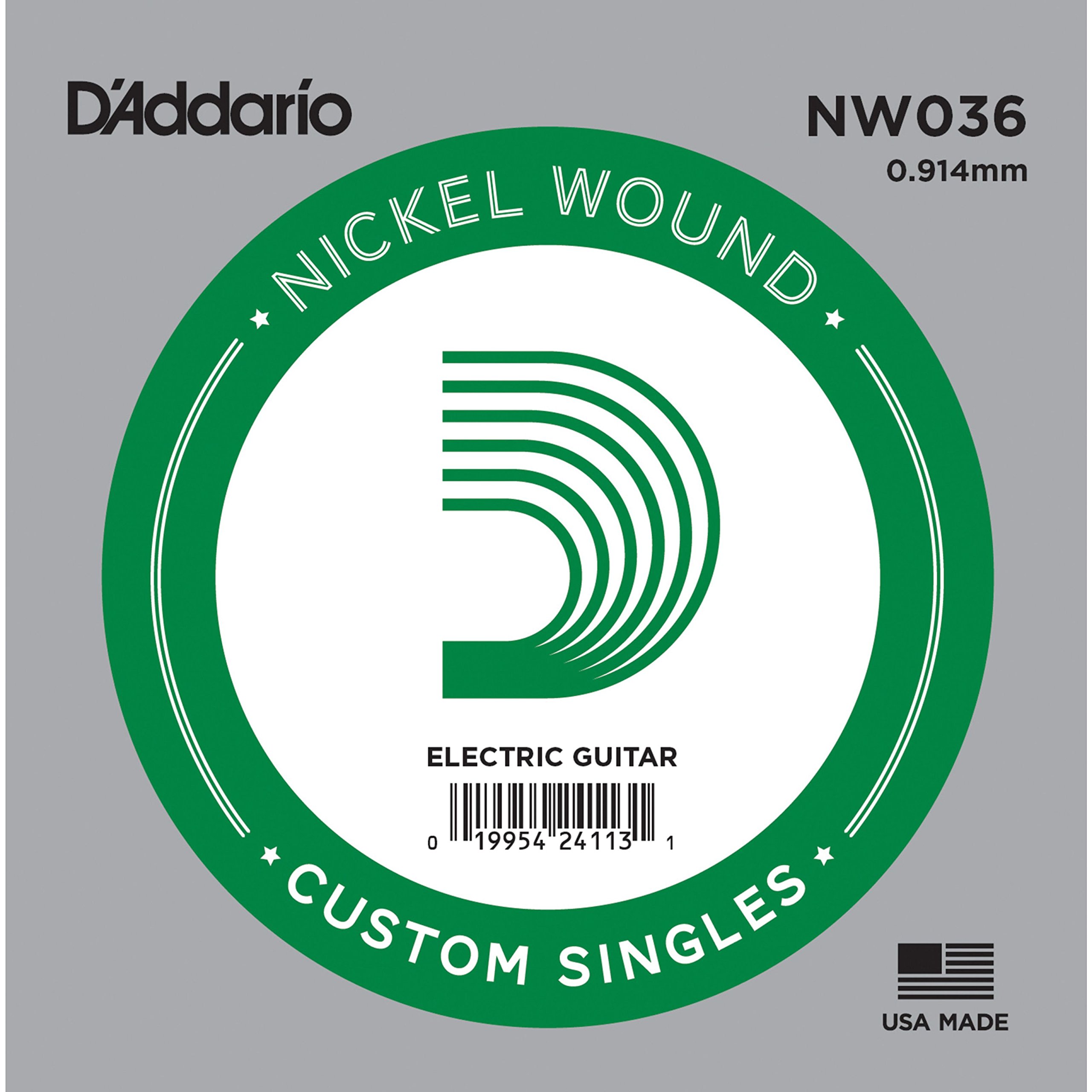 D’Addario Nickel Wound Electric Guitar Strings