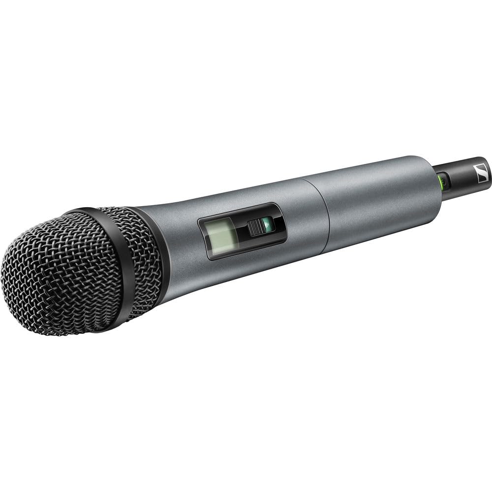 Sennheiser XSW 1-825-A UHF Vocal Set |e825 Dynamic Microphone with Microphone Windscreen + 3′ XLR Cable + Cleaning Cloth (4 Items)